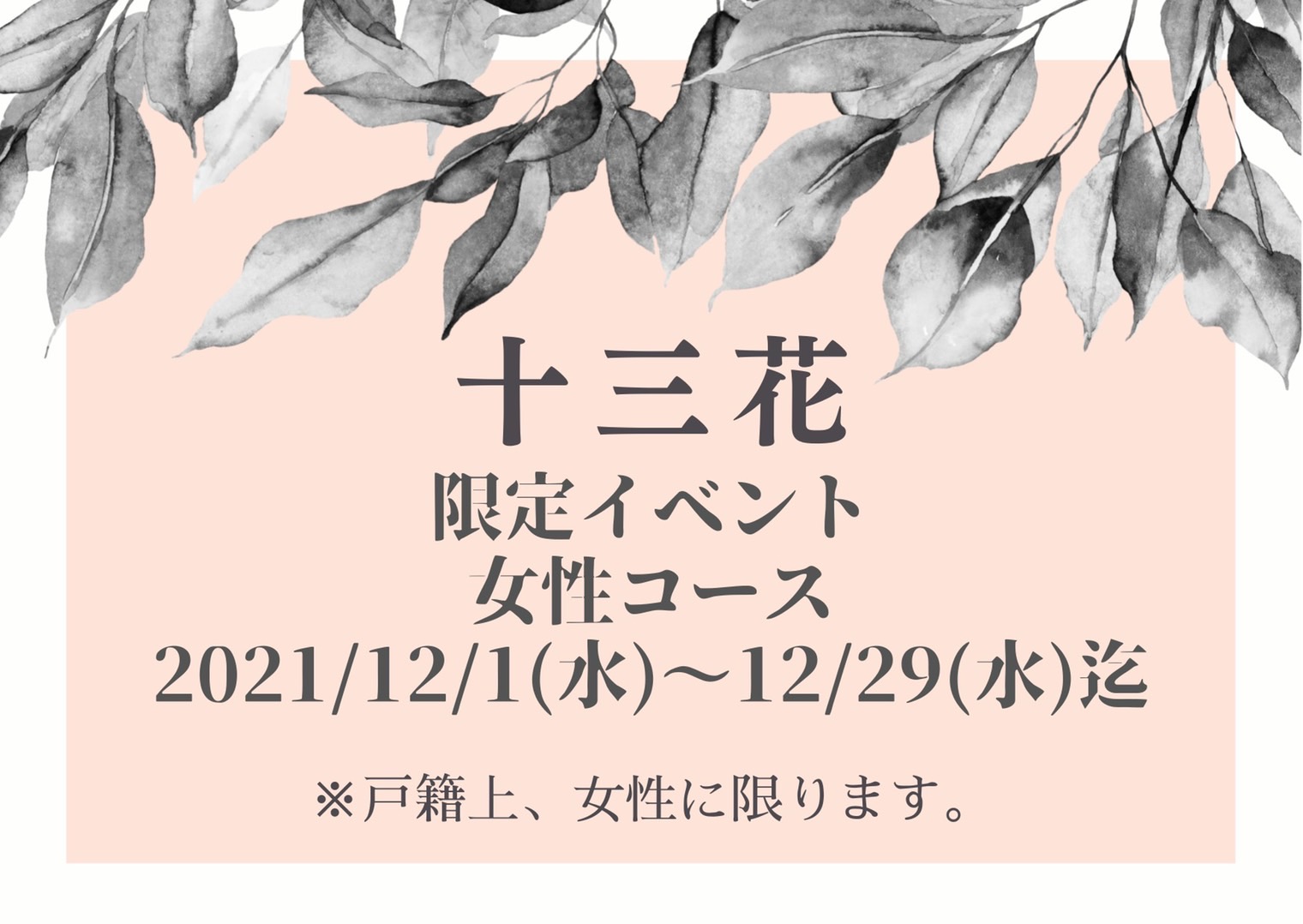 十三花イベント